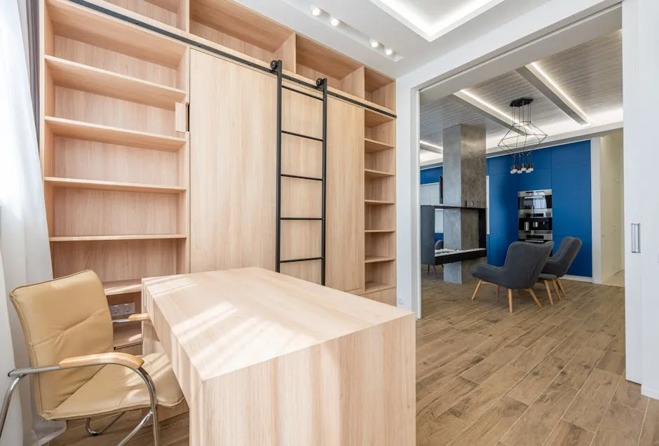 Turning a Small Closet into a Stylish Home Office Retreat