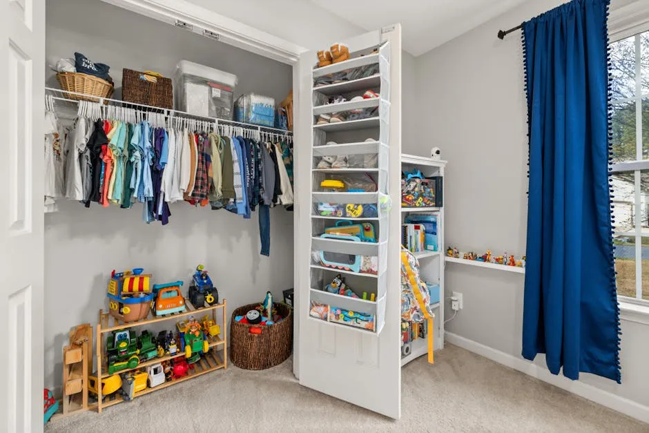 Transform Your Closet into a Chic Playroom for Kids in Tight Quarters