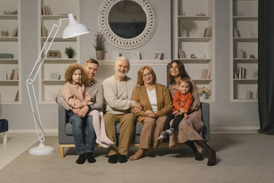 Designing a Flexible Small Living Room for Multi-Generational Use